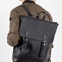Image result for Leather Backpack with Buckle