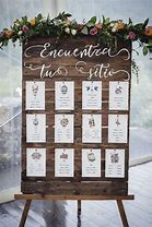 Image result for Wedding Table Plan Sign