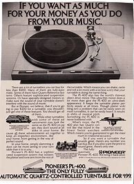 Image result for Vintage Turntable Ad