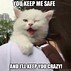 Image result for White Cat Creature Meme