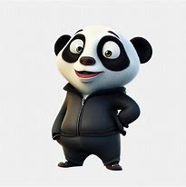 Image result for Panda Person Cartoon