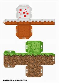 Image result for Minecraft Papercraft Blocks