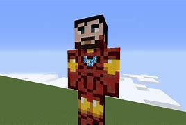 Image result for Minecraft Iron Man Statue