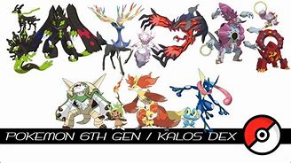 Image result for 6 Gen Pokemon with Yellow Eyes