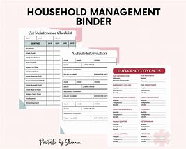 Image result for Home Management Binder