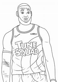 Image result for NBA LeBron James Coloring Pages