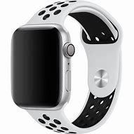 Image result for Nike Apple Watch Series 3 Black with a White Band