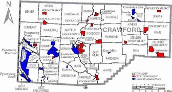 Image result for Crawford County PA Street Map