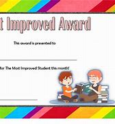 Image result for Free Blank Printable Most Improved Award