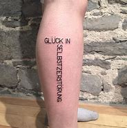 Image result for German Word Tattoo