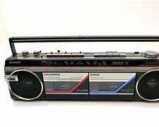 Image result for Sharp Double Cassette Boombox