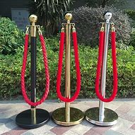 Image result for Red Rope Stanchions