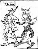 Image result for WW1 Propoganda Cartoons US Marines