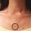 Image result for Gold Circle Necklaces for Women