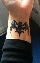 Image result for Gothic Bat Tattoo