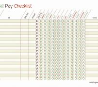Image result for Yearly Bill Payment Checklist Printable