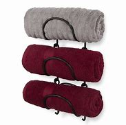 Image result for Bathroom Towel Holders Wall Mounted