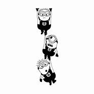 Image result for Minions Vector Black and White