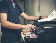 Image result for Person Using a Printer in the House
