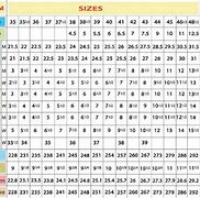 Image result for Shoe Size Chart Cm