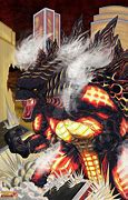 Image result for Burning Godzilla 2014