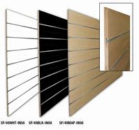 Image result for Slatwall with Metal Inserts