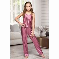 Image result for Kids Silk Pink Pajamas