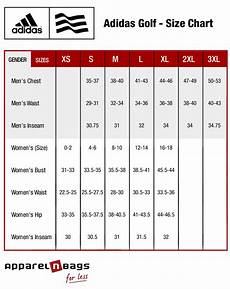Adidas Golf Size Chart Apparelnbags Com