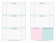 Image result for High School Planner Template