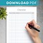 Image result for Free PDF Printable Checklist Templates
