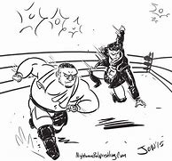Image result for Ink Drawings of Wrestlers