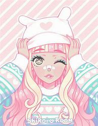 Image result for Cute Kawaii Pastel Anime
