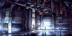 Image result for Sci-Fi Underground Factory