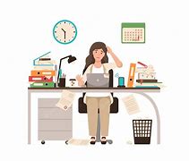 Image result for Busy Office Work Cartoon