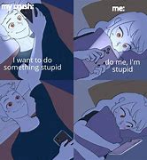 Image result for Man Texting Crush in Bed Meme