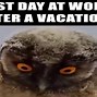 Image result for Leaving Work for Vacation Meme