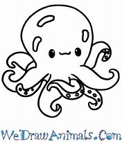 Image result for Cute Octopus Sketch