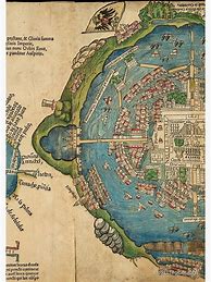 Image result for Map of Tenochtitlan 1524