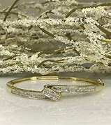 Image result for Invisible Set Princess Cut Diamond Bangle Bracelet