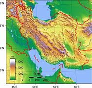 Image result for Iran Mountains Map
