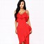 Image result for Long Red Dress Fashion Nova