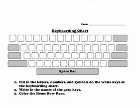 Image result for Keyboarding Worksheet Printable