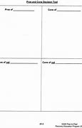 Image result for Pros and Cons Document Template