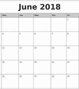 Image result for June Blank Calendar Template