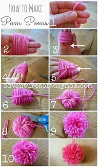 Image result for How to Make Yarn Pom Poms