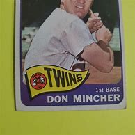 Image result for Don Mincher Twins Baseball Card