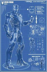 Image result for Iron Man Suit Blueprint Nanotech