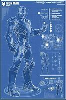 Image result for Mark 85 Iron Man Blueprint