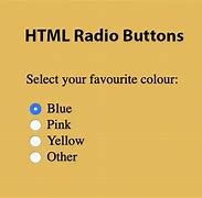 Image result for Radio Button Group HTML