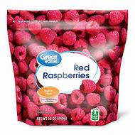 Image result for Frozen Raspberries Bag